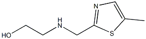 2-[(5-METHYL-THIAZOL-2-YLMETHYL)-AMINO]-ETHANOL Struktur