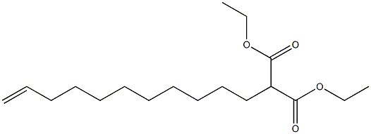 DIETHYL 11-UNDECENYLMALONATE Struktur