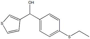 4-ETHYLTHIOPHENYL-(3-THIENYL)METHANOL Struktur