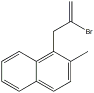 2-BROMO-3-(2-METHYL-1-NAPHTHYL)-1-PROPENE Struktur