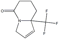 3,7,8,8A-TETRAHYDRO-8A-TRIFLUOROMETHYL-5(6H)-INDOLIZINONE Struktur