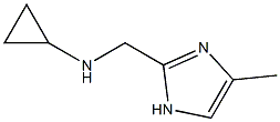 CYCLOPROPYL-(4-METHYL-1H-IMIDAZOL-2-YLMETHYL)-AMINE Struktur