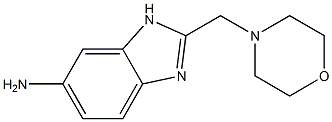 2-MORPHOLIN-4-YLMETHYL-3H-BENZOIMIDAZOL-5-YLAMINE Struktur