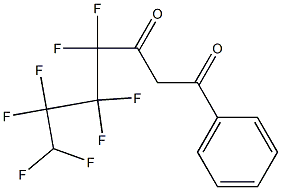 4,4,5,5,6,6,7,7-OCTAFLUORO-1-PHENYLHEPTANE-1,3-DIONE Struktur