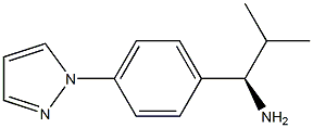 (1R)-2-METHYL-1-(4-PYRAZOLYLPHENYL)PROPYLAMINE Struktur