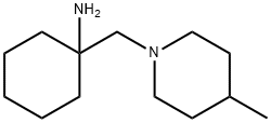 1-(4-METHYL-PIPERIDIN-1-YLMETHYL)-CYCLOHEXYLAMINE Struktur