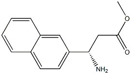 METHYL (3S)-3-AMINO-3-(2-NAPHTHYL)PROPANOATE Struktur