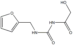 N-([(2-FURYLMETHYL)AMINO]CARBONYL)-2-HYDROXYACETAMIDE Struktur