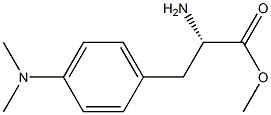 METHYL (2S)-2-AMINO-3-[4-(DIMETHYLAMINO)PHENYL]PROPANOATE Struktur