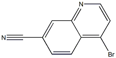 4-BROMO-7-CYANOQUINOLINE Struktur