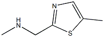 METHYL-(5-METHYL-THIAZOL-2-YLMETHYL)-AMINE Struktur