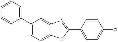 2-(4-CHLOROPHENYL)-5-PHENYLBENZO[D]OXAZOLE Struktur