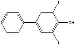 3,5-DIIODO-BIPHENYL-4-OL Struktur