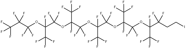 1-IODO-1H,1H,2H,2H-PERFLUORO(4,7,10,13,16-PENTAMETHYL-5,8,11,14,17-PENTAOXAEICOSANE) Struktur