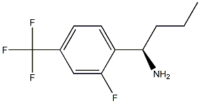 (1R)-1-[2-FLUORO-4-(TRIFLUOROMETHYL)PHENYL]BUTYLAMINE Struktur