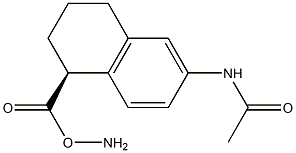 (1S)-6-(ACETYLAMINO)-1-AMINO-1,2,3,4-TETRAHYDRONAPHTHALENECARBOXYLIC ACID Struktur