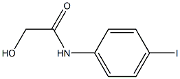 2-HYDROXY-N-(4-IODOPHENYL)ACETAMIDE Struktur