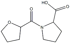 1-(TETRAHYDROFURAN-2-YLCARBONYL)PYRROLIDINE-2-CARBOXYLIC ACID Struktur