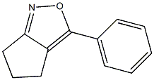 3-PHENYL-5,6-DIHYDRO-4H-CYCLOPENTA[C]ISOXAZOLE Struktur