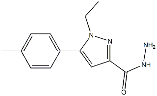 1-ETHYL-5-P-TOLYL-1H-PYRAZOLE-3-CARBOHYDRAZIDE Struktur