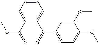 METHYL 2-(3,4-DIMETHOXYBENZOYL)BENZOATE Struktur