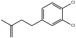 4-(3,4-DICHLOROPHENYL)-2-METHYL-1-BUTENE Struktur