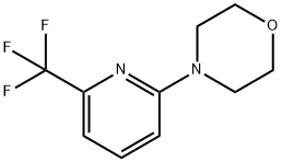 4-[6-(TRIFLUOROMETHYL)PYRIDIN-2-YL]MORPHOLINE Struktur