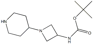 (1-PIPERIDIN-4-YL-AZETIDIN-3-YL)-CARBAMIC ACID TERT-BUTYL ESTER Struktur