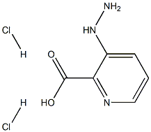 3-HYDRAZINO-PYRIDINE-2-CARBOXYLIC ACID DIHYDROCHLORIDE Struktur