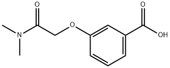 3-[2-(DIMETHYLAMINO)-2-OXOETHOXY]BENZOIC ACID Struktur