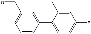 3-(4-FLUORO-2-METHYLPHENYL)BENZALDEHYDE Struktur