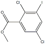 METHYL 2,5-DICHLORO-3-IODOBENZOATE Struktur