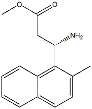 METHYL (3S)-3-AMINO-3-(2-METHYLNAPHTHYL)PROPANOATE Struktur