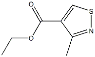 ETHYL 3-METHYLISOTHIAZOLE-4-CARBOXYLATE Struktur