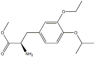 METHYL (2R)-2-AMINO-3-[3-ETHOXY-4-(METHYLETHOXY)PHENYL]PROPANOATE Struktur