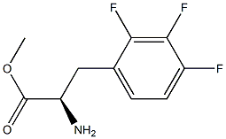 METHYL (2R)-2-AMINO-3-(2,3,4-TRIFLUOROPHENYL)PROPANOATE Struktur