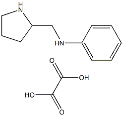 N-(PYRROLIDIN-2-YLMETHYL)ANILINE OXALATE Struktur