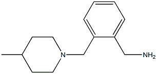 1-[2-[(4-METHYLPIPERIDIN-1-YL)METHYL]PHENYL]METHANAMINE Struktur