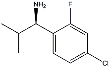 (1R)-1-(4-CHLORO-2-FLUOROPHENYL)-2-METHYLPROPYLAMINE Struktur