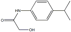 2-HYDROXY-N-(4-ISOPROPYLPHENYL)ACETAMIDE Struktur