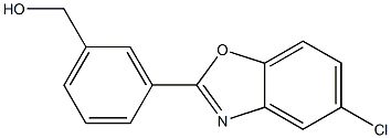 [3-(5-CHLORO-1,3-BENZOXAZOL-2-YL)PHENYL]METHANOL Struktur