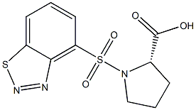 1-(1,2,3-BENZOTHIADIAZOL-4-YL-SULFONYL)PROLINE Struktur