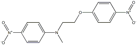 N-METHYL-N-[2-(4-NITROPHENOXY)ETHYL]-4-NITROPHENYLAMINE Struktur