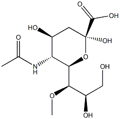 7-O-METHYL SIALIC ACID Struktur