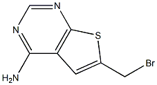 6-(BROMOMETHYL)THIENO[2,3-D]PYRIMIDIN-4-AMINE Struktur