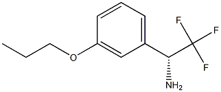 (1R)-2,2,2-TRIFLUORO-1-(3-PROPOXYPHENYL)ETHYLAMINE Struktur