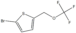 (5-BROMOTHIEN-2-YL)METHYL TRIFLUOROMETHYL ETHER Struktur