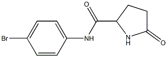 5-OXO-PYRROLIDINE-2-CARBOXYLIC ACID (4-BROMO-PHENYL)-AMIDE Struktur