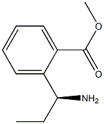 METHYL 2-((1S)-1-AMINOPROPYL)BENZOATE Struktur