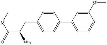 METHYL (2R)-2-AMINO-3-[4-(3-METHOXYPHENYL)PHENYL]PROPANOATE Struktur